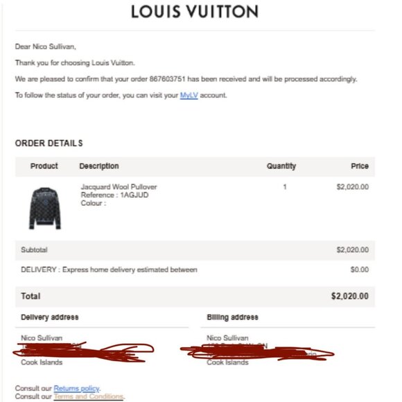 Louis Vuitton - Jacquard Pullover | Luxury Designer - Picture 5 of 6